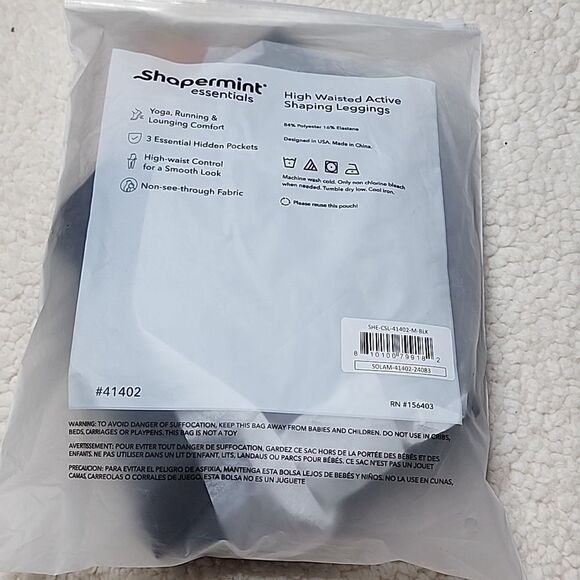 NWT Shapermint Essentials High-Waisted Active Shaping Leggings - Picture 7 of 7